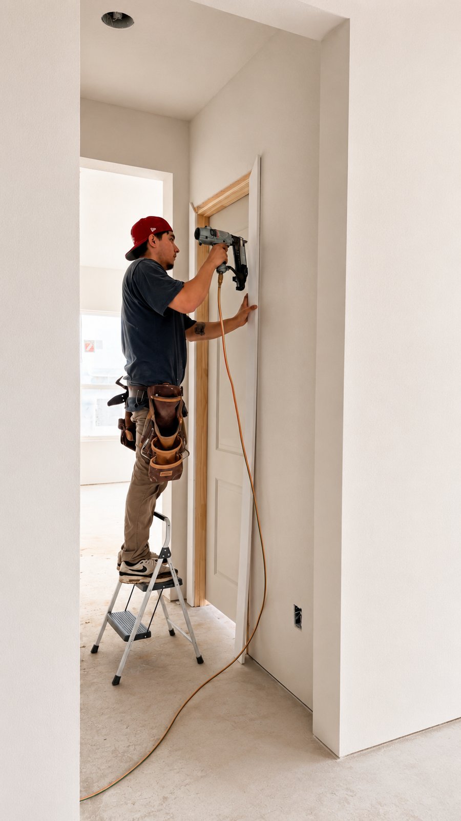 Abel crew installing casing