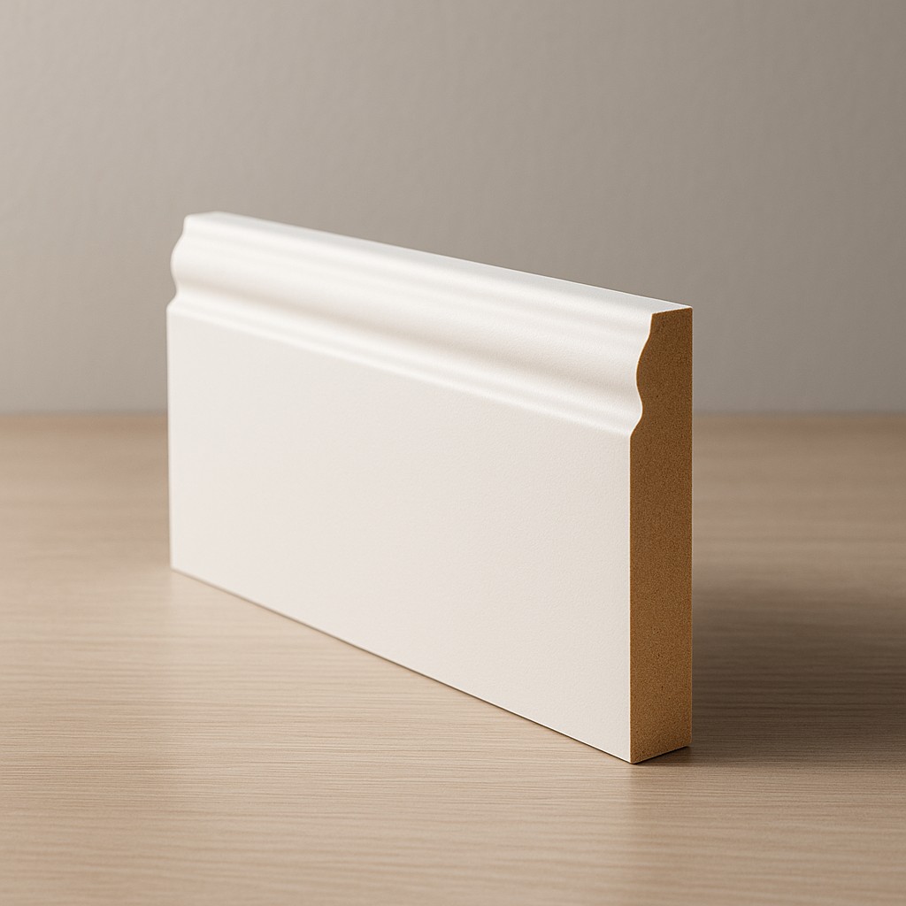 B-322 3-1/4 inch primed base moulding profile
